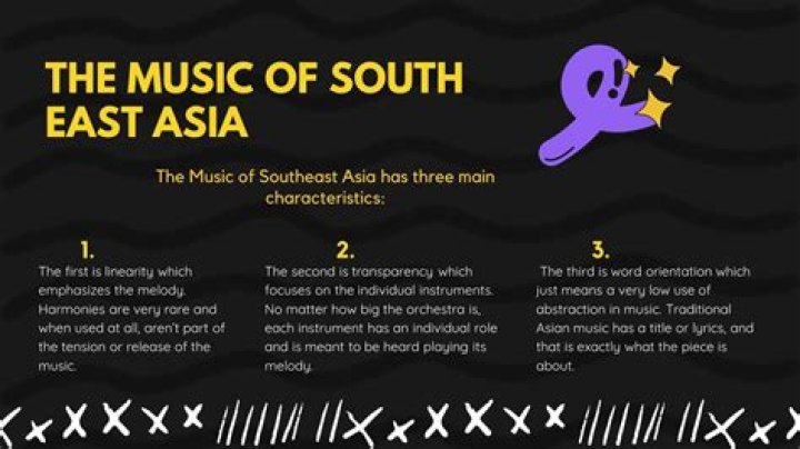 Characteristics of southeast asian music