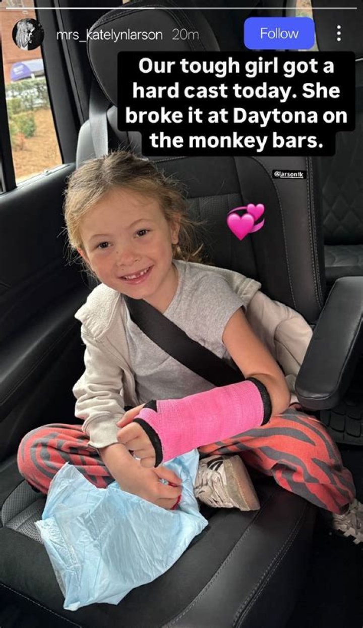 How Old Is Kyle Larson Daughter Audrey Layne Larson? Meet Her On Instagram