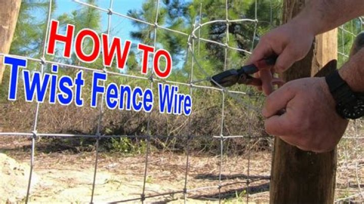 How to install woven wire fence