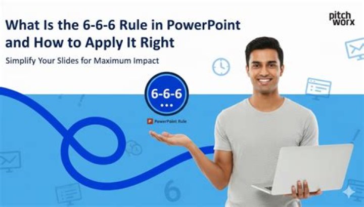 What is the 6×6 rule in presentations